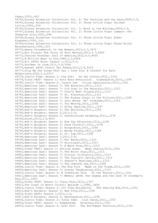 Movies dataset for pig