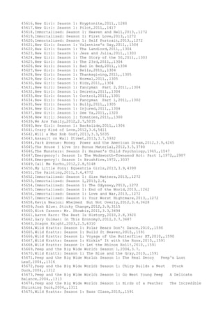 Movies dataset for pig