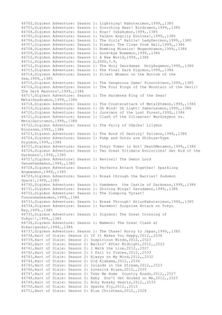Movies dataset for pig