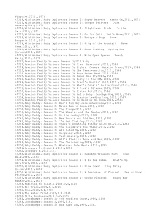 Movies dataset for pig