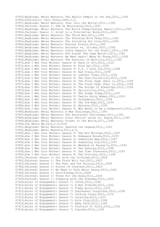 Movies dataset for pig
