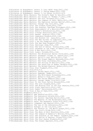 Movies dataset for pig