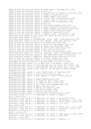 Movies dataset for pig