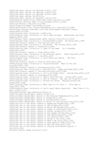 Movies dataset for pig