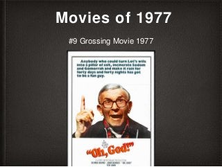 #9 Grossing Movie 1977
Movies of 1977
 