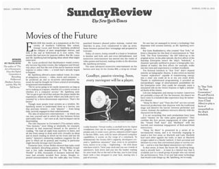 Movies of the Future