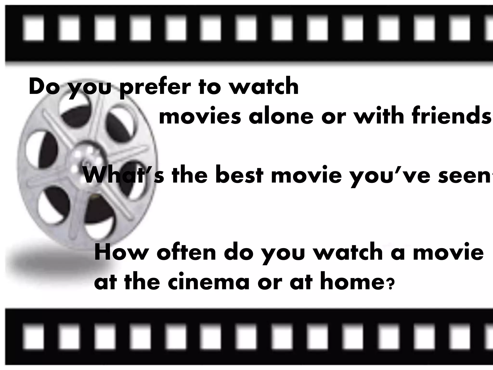 Types Of Films movies PPT types-of-films-movies-ppt