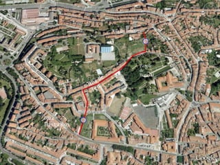 Rúa Basquiños Rúa de Teo Cruz de San Pedro Parque de Bonaval Rúa de Betanzos 