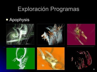 Exploración Programas Apophysis  