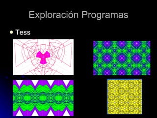 Exploración Programas Tess 