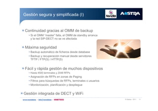 w ß¿-¬®¿ ó îðïï ïï
Ù»-¬·-² -»¹«®¿ § -·³°´·º·½¿¼¿ ø×÷
Ú?½·´ § ®?°·¼¿ ¹»-¬·-² ¼» ³«½¸±- ¼·-°±-·¬·ª±-
‹ Ø¿-¬¿ ìëðð ¬»®³·²¿´»- § îðìè ÎÚÐ-
‹ ß-·¹²¿½·-² ¼» ÎÚÐ- »² ¦±²¿- ¼» Ð¿¹·²¹
‹ Ú·´¬®±- °¿®¿ ¾&-¯«»¼¿- ¼» ÎÚÐ-ô ¬»®³·²¿´»- ± «-«¿®·±-
‹ Ó±²·¬±®·¦¿½·-²ô °´¿²·º·½¿½·-² § ¼»-°´·»¹«»
Ý±²¬·²«·¼¿¼ ¹®¿½·¿- ¿´ ÑÓÓ ¼» ¾¿½µ«°
‹ Í· »´ ÑÓÓ •³¿-¬»®Œ º¿´´¿ô »´ ÑÓÓ ¼» -¬¿²¼¾§ ¿®®¿²½¿
§ ´¿ ®»¼ Í×ÐóÜÛÝÌ ²± -» ª» ¿º»½¬¿¼¿
Ó?¨·³¿ -»¹«®·¼¿¼
‹ Þ¿½µ«° ¿«¬±³?¬·½± ¼» º·½¸»®±- ¼»-¼» ¼¿¬¿¾¿-»
‹ Þ¿½µ«° § ®»½«°»®¿½·-² ³¿²«¿´ ¼»-¼» -»®ª·¼±®»-
ÌÚÌÐ ñ ÚÌÐøÍ÷ ñ ØÌÌÐøÍ÷
Ù»-¬·-² ·²¬»¹®¿¼¿ ¼» ÜÛÝÌ § É·Ú·
 