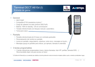 w ß¿-¬®¿ ó îðïï îì
Ì»®³·²¿´ ÜÛÝÌ ßêïð¼ ø×÷
Û²¬®¿¼¿ ¼» ¹¿³¿
ö ×Ð ø×²¼·½» ¼» Ð®±¬»½½·-²÷ »- «² »-¬?²¼¿® ¯«» ½´¿-·º·½¿ »´ ²·ª»´ ¼» °®±¬»½½·-² ½±²¬®¿ ´¿ ·²¬®«-·-² ¼» ±¾¶»¬±- --´·¼±- ± °±´ª±ô ½±²¬¿½¬±- ¿½½·¼»²¬¿´»- ± ¿¹«¿
‹ Ð¿²¬¿´´¿
â Ð¿²¬¿´´¿ ®»¬®±·´«³·²¿¼¿ ¼» ê ´3²»¿- ½±² ½±²¬®¿-¬» ¹®¿¼«¿¾´»
â Ð»®-±²¿´·¦¿½·-² ¼»´ ²±³¾®» »² °¿²¬¿´´¿
â ×½±²±- »² °¿²¬¿´´¿æ ½¿®¹¿ ¾¿¬»®3¿ô ½±¾»®¬«®¿ô ½±®¬» ³·½®±ô ³»²-¿¶»- »² ¾«¦-²ô›
â Ó»²-¿¶»- °±°«° »² °¿²¬¿´´¿ °¿®¿ ·²¼·½¿®ô °±® »¶»³°´±ô ´´¿³¿¼¿ ²± ¿¬»²¼·¼¿
‹ Ù»²»®¿´
â ÜÛÝÌñÙßÐ
â Ý±³°¿¬·¾´» ×Ð ëð ø®»-·-¬»²¬» ¿´ °±´ª±÷ ö
â Ý¿®¹¿ ¼» -±º¬©¿®» ª3¿ ®¿¼·± ø»²¬±®²± ÜÛÝÌ±×Ð÷
â Þ¿¬»®3¿æ ïðð¸ »² -¬¿²¼¾§ô ïî¸ »² ½±²ª»®-¿½·-²
â Ì»½´¿¼± ®»¬®±·´«³·²¿¼± ½±² ¾´±¯«»± ³¿²«¿´ ± ¿«¬±³?¬·½±
â Ì±³¿ °¿®¿ ½¿-½±
‹ í ¬»½´¿- °®±¹®¿³¿¾´»-
â í ¬»½´¿- ·²¬»®¿½¬·ª¿- °®±¹®¿³¿¾´»- ø³»²&ô ¼·¿®·±- ´´¿³¿¼¿-ô ´·-¬¿ Ê×Ðô °»®º·´»-ô ´´¿³¿¼¿ ÍÑÍô›÷
Î»½±³»²¼¿¾´» ¼»¶¿® «²¿ °¿®¿ ¿½½»-± ¿´ ³»²&
 