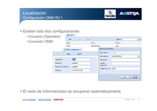 w ß¿-¬®¿ ó îðïï ìï
Û¨·-¬»² --´± ¼±- ½±²º·¹«®¿½·±²»-
‹Ë-«¿®·±- øÑ°»®¿¼±®÷
‹Ý±²»¨·-² ÑÓÓ
Û´ ®»-¬± ¼» ·²º±®³¿½·±²»- -» ®»½«°»®¿² ¿«¬±³?¬·½¿³»²¬»
Ô±½¿´·¦¿½·-²
Ý±²º·¹«®¿½·-² ÑÓÓ Îîòï
 