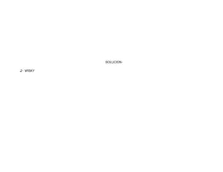 SOLUCION.

2. WISKY
 