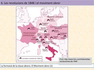6. Les revolucions de 1848 i el moviment obrer

Font: http://www.hiru.com/historia/lasrevoluciones-de-1848

La formació de la classe obrera. El Moviment obrer (1)

 