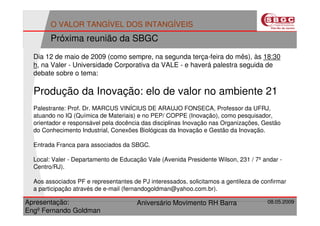 Movimento Rh Barra 2009