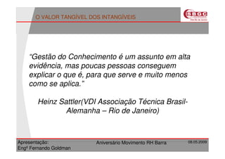 Movimento Rh Barra 2009