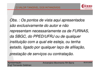 Movimento Rh Barra 2009