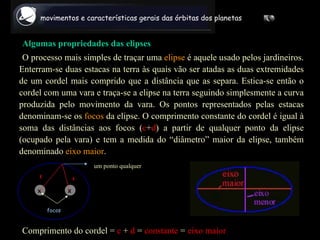 [object Object],[object Object],[object Object],[object Object],focos movimentos e características gerais das órbitas dos planetas c d 