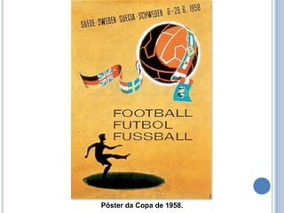Pôster da Copa de 1958.
 