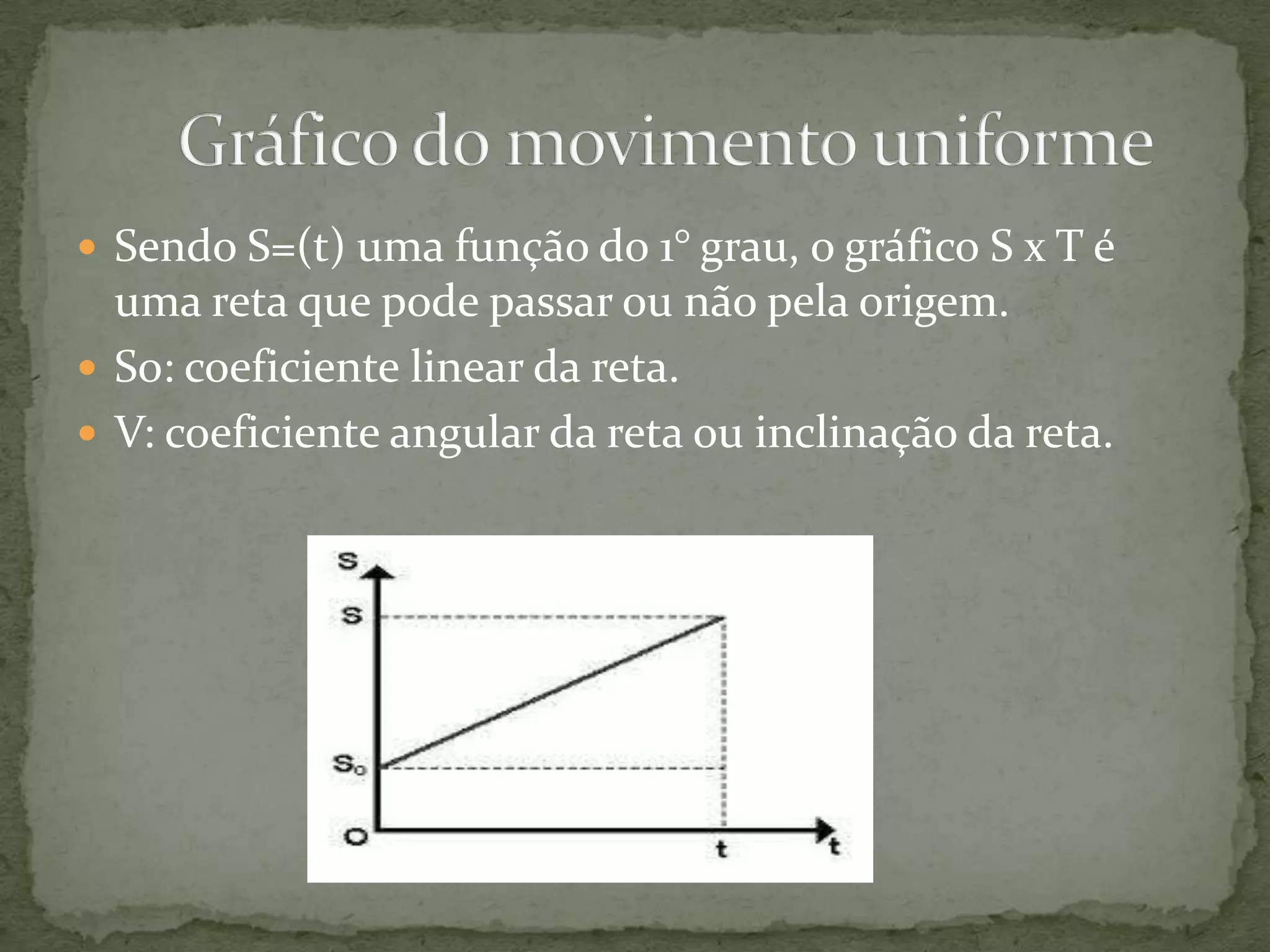 Movimento uniforme, uniformemente variado e | PPTX