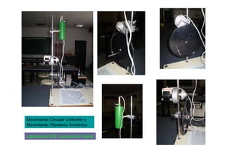 Movimiento Circular Uniforme y
Movimiento Vibratorio Armónico
Laboratorio IES Concepción Arenal
 