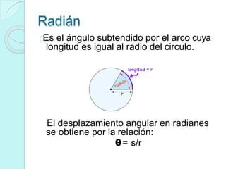 Movimiento circular | PPTX