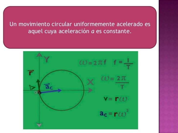 Movimiento circular uniformemente acelerado