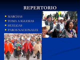 REPERTORIO MARCHAS TOMA A IGLESIAS HUELGAS PAROS NACIONALES 