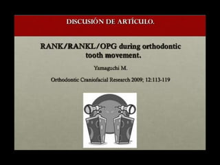 Movimiento ortodoncico