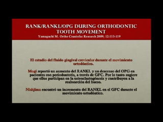 Movimiento ortodoncico