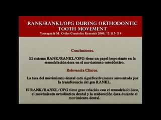 Movimiento ortodoncico