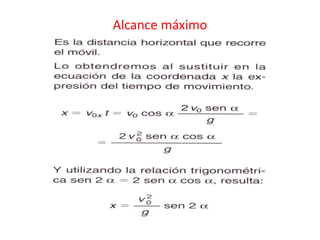 Alcance máximo
 