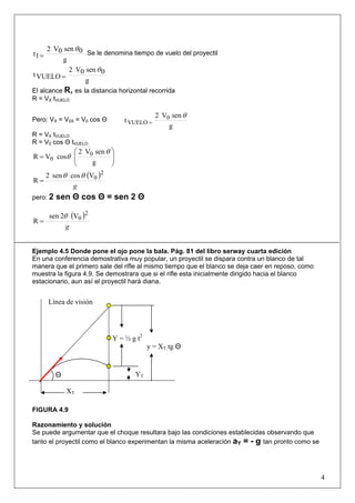 Movimiento parabolico | PDF