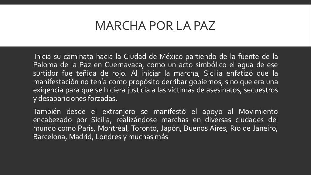 Movimiento por la paz con justicia