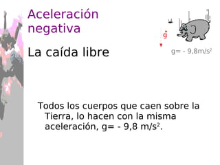 Ejercicio 3: De qué movimiento se trata: Va de casa al coche y se para por el camino. 