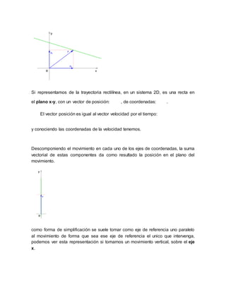 Movimiento rectilineo uniforme. | PDF