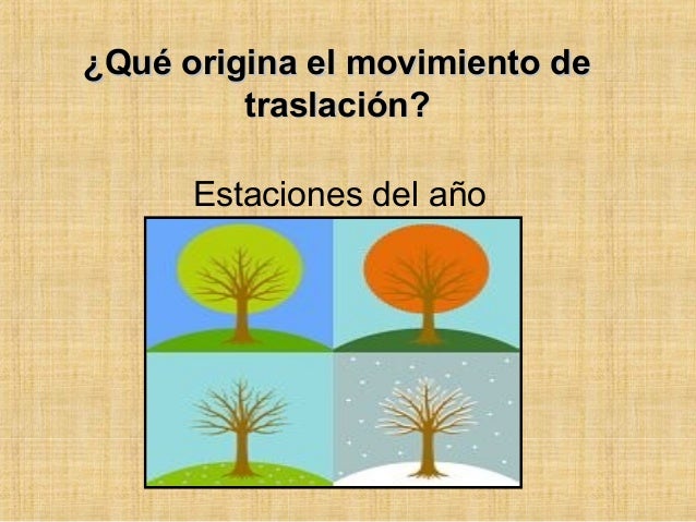 Movimientos de la tierra rotacion y traslación