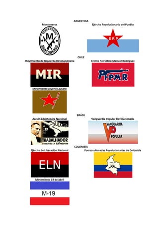 Movimientos guerrilleros en américa latina | PDF