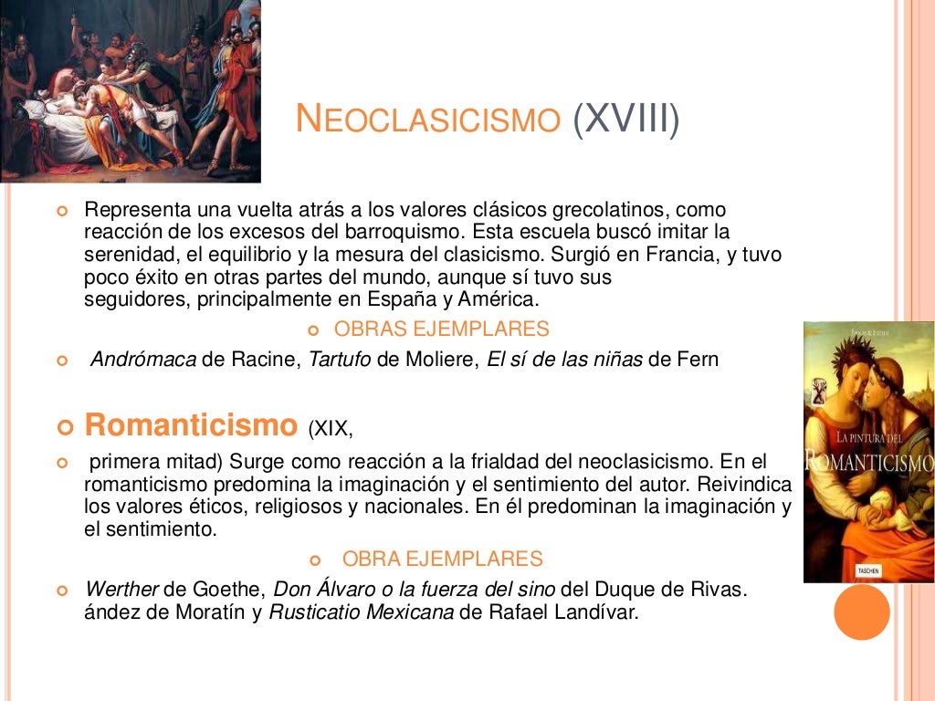 Movimientos literarios
