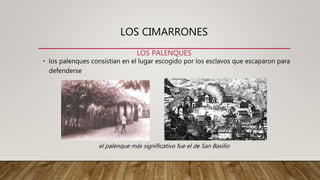 Cimarrones Movimiento social afrocolombiano | PPTX