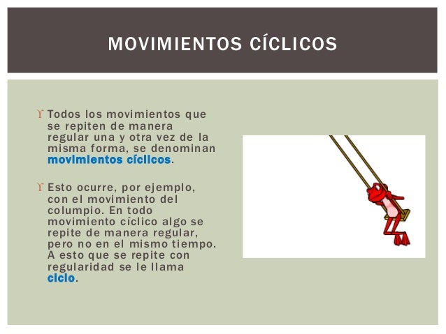 Movimientos periódicos