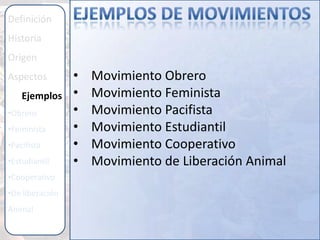OrigenDefiniciónOrigenHistoriaAspectosEjemplosObrero
