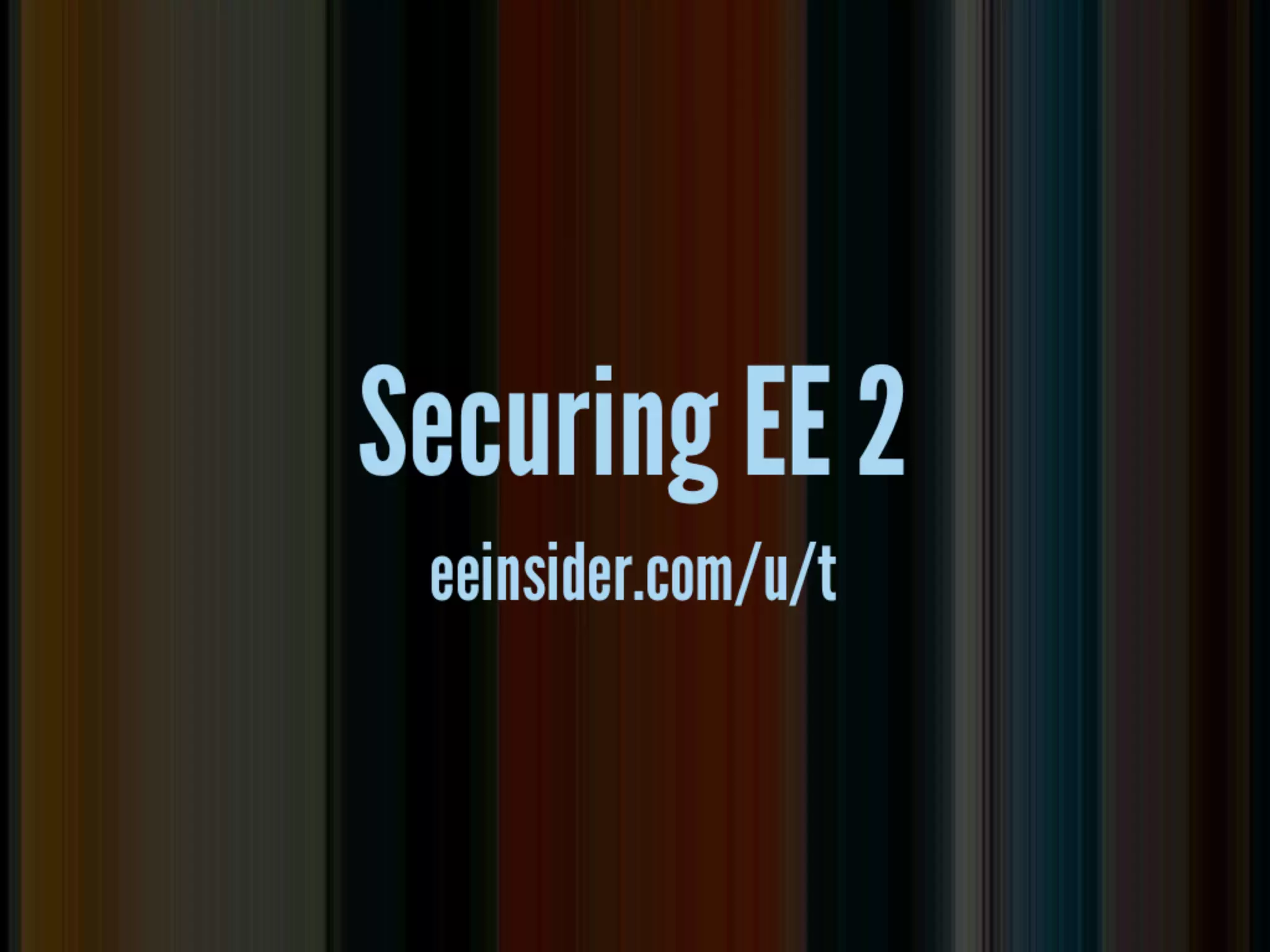 securing ee 2


• mark huot's eeinsider.com article
 