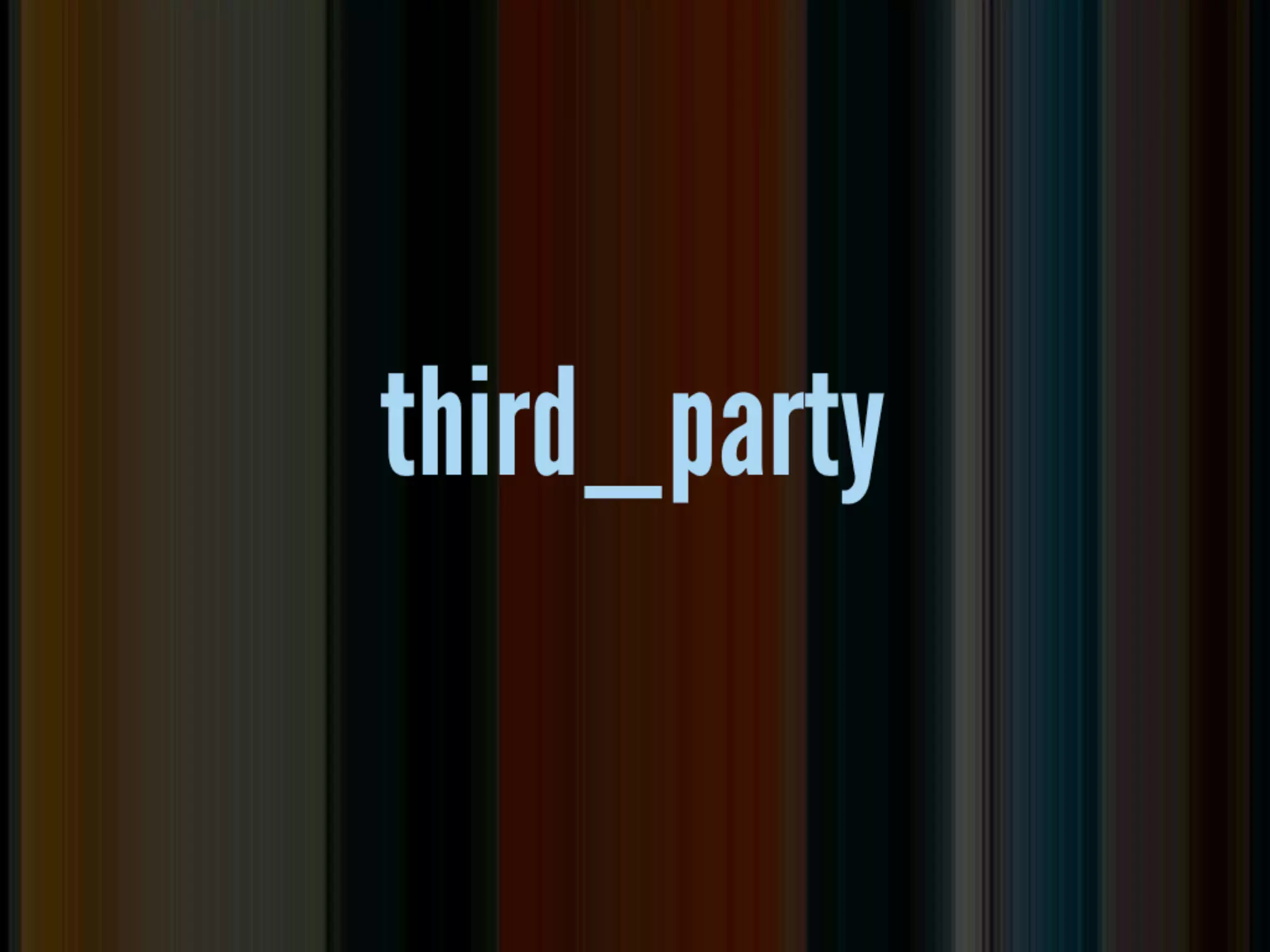 third_party
 