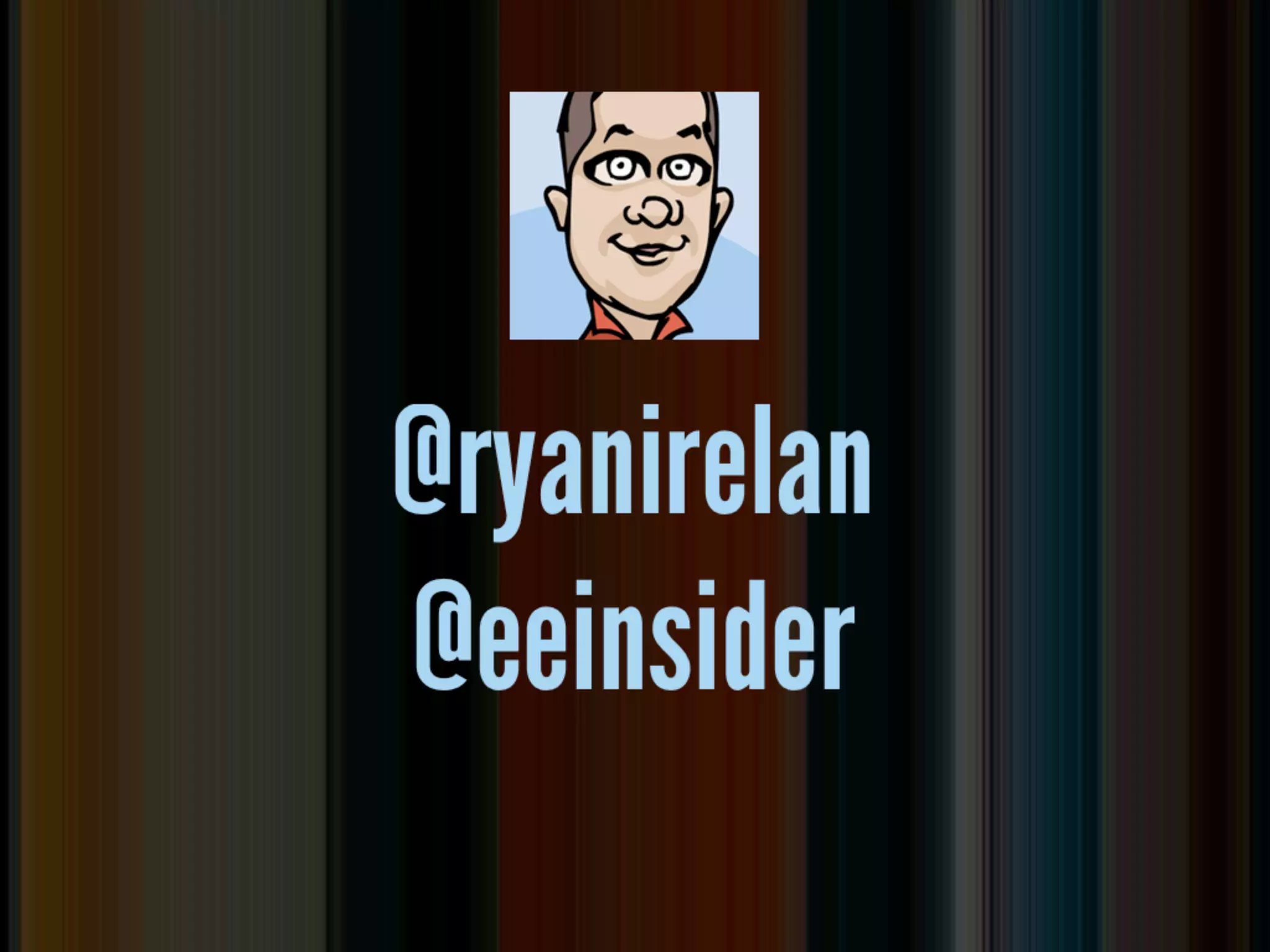 end page


• @eeinsider
• @ryanirelan
 