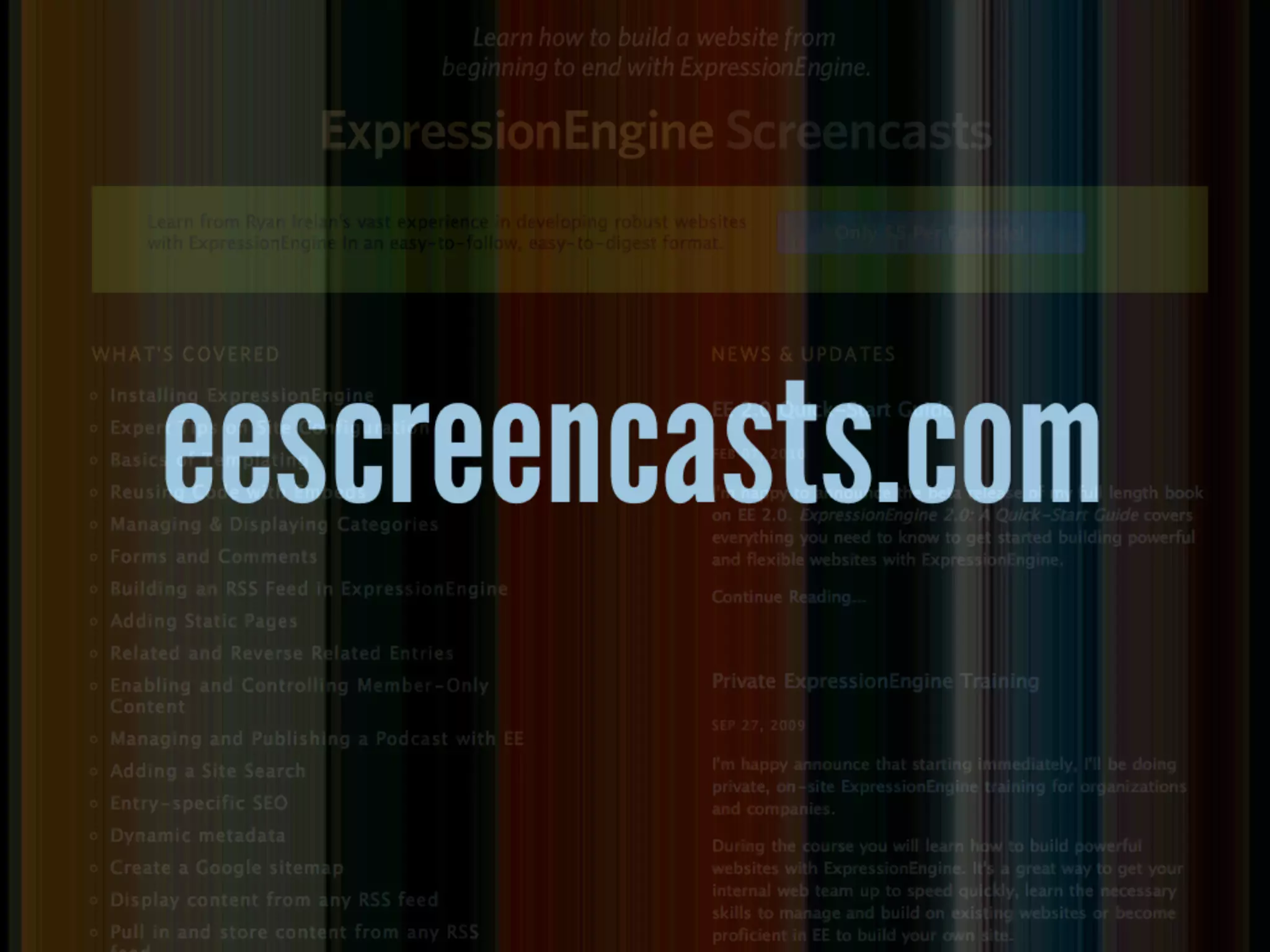 ee screencasts
 