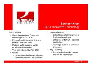 Moving Beyond Project Level SOA