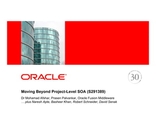 Moving Beyond Project Level SOA