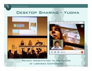 moving communication forward: internet voice and video in libraries